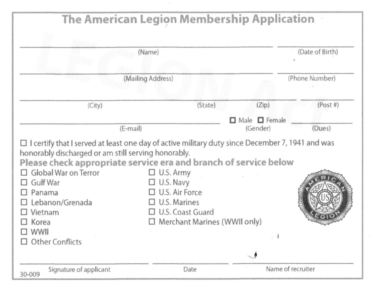 LEGION ACT SIGNED - American Legion Post 581